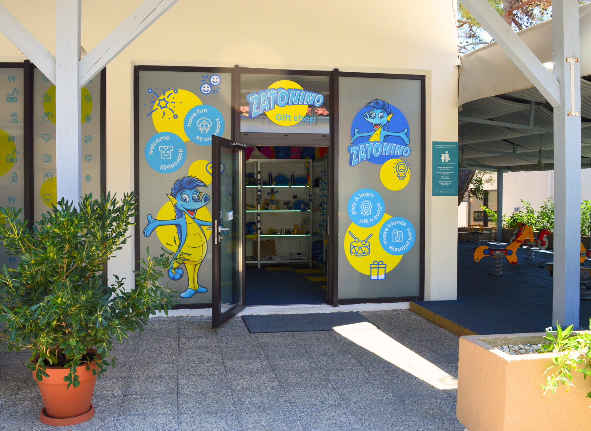 Discover unique souvenirs at the Zatonino Gift Shop Zaton Holiday Resort