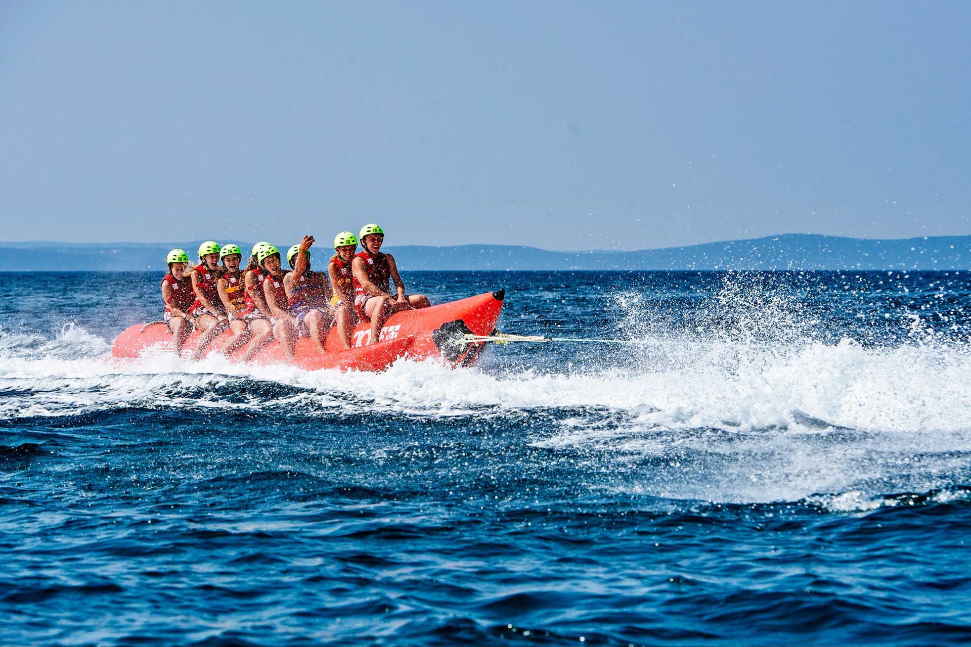 Beach fun in Zaton Holiday Resort