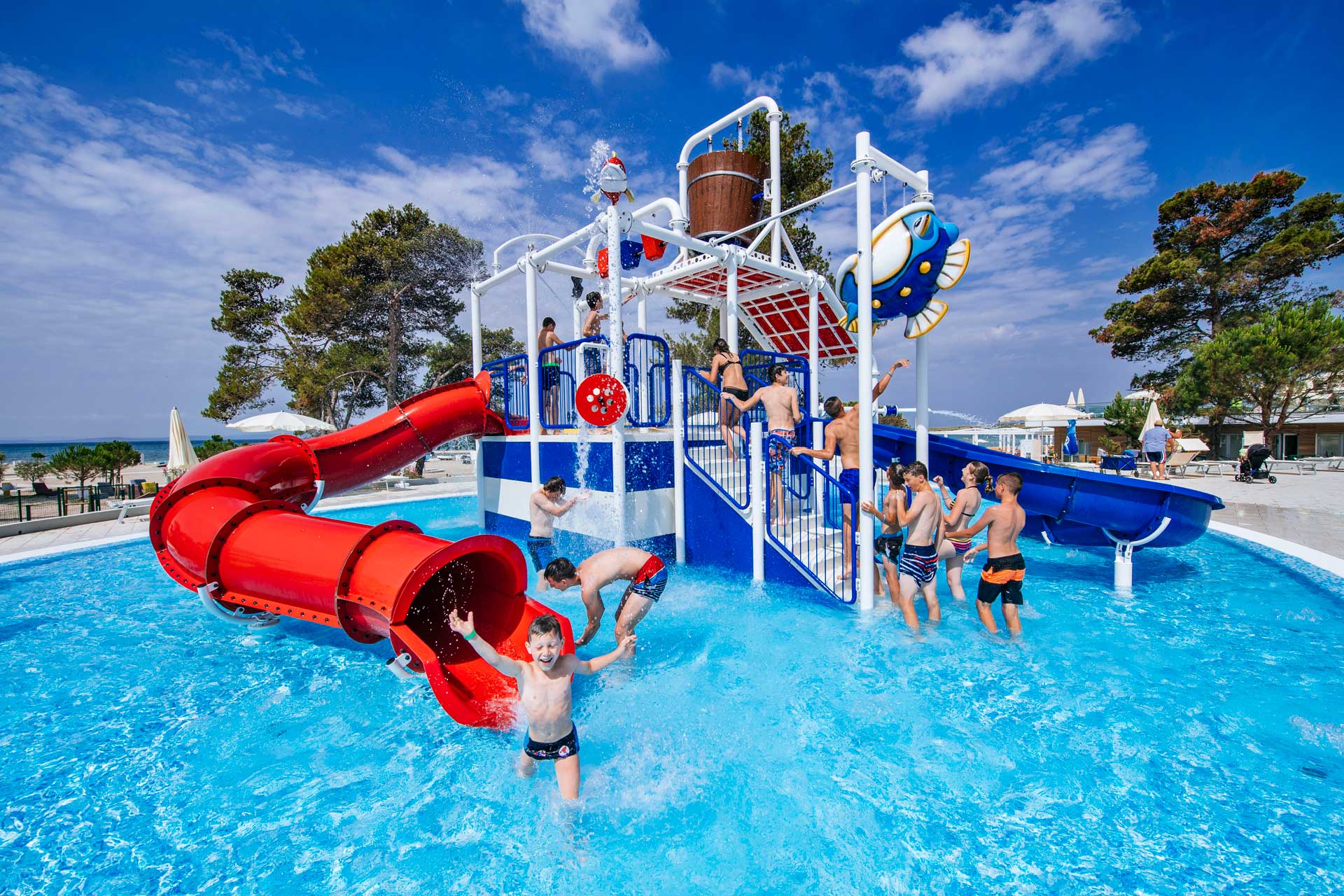 Pools complex in  Zaton Holiday Resort