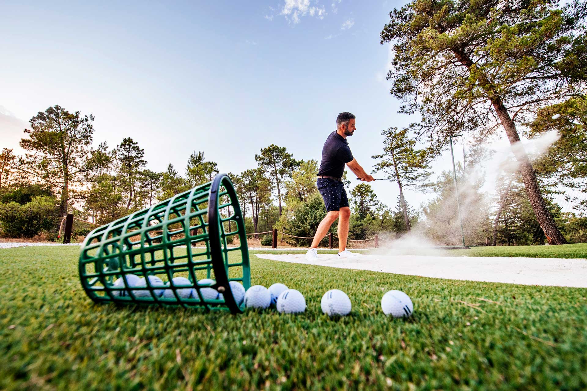 Golf range in Zaton Holiday Resort