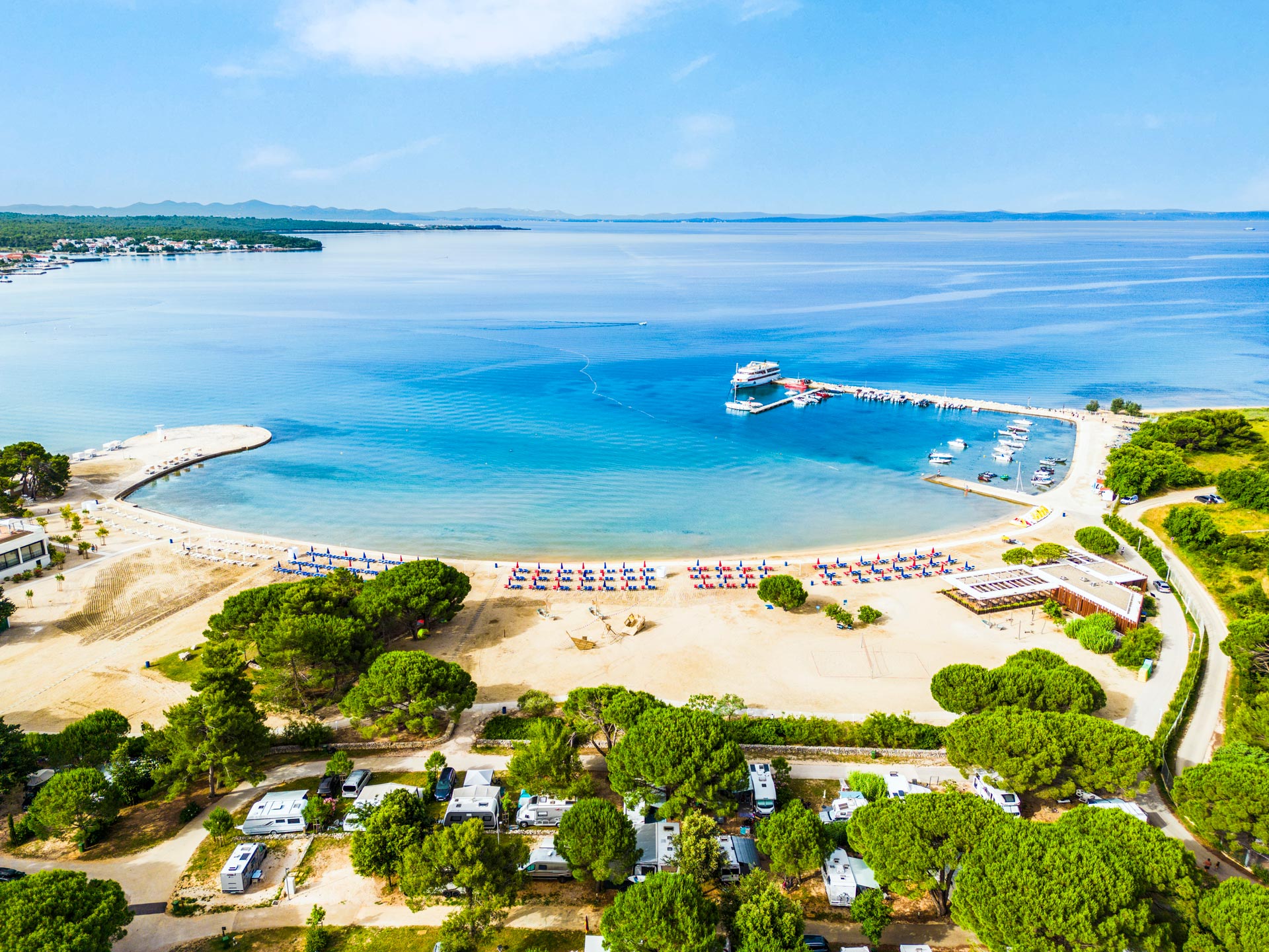 Aerial view of Zaton Holiday Resort