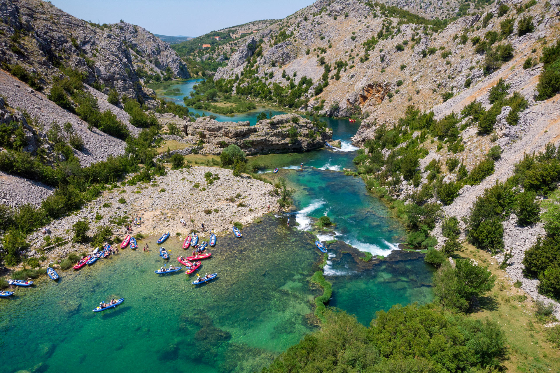 Kayaking on Zrmanja River