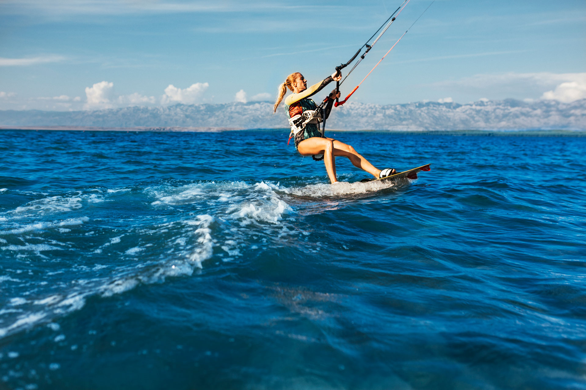 Kiteboarding in Nin, Zadar Region