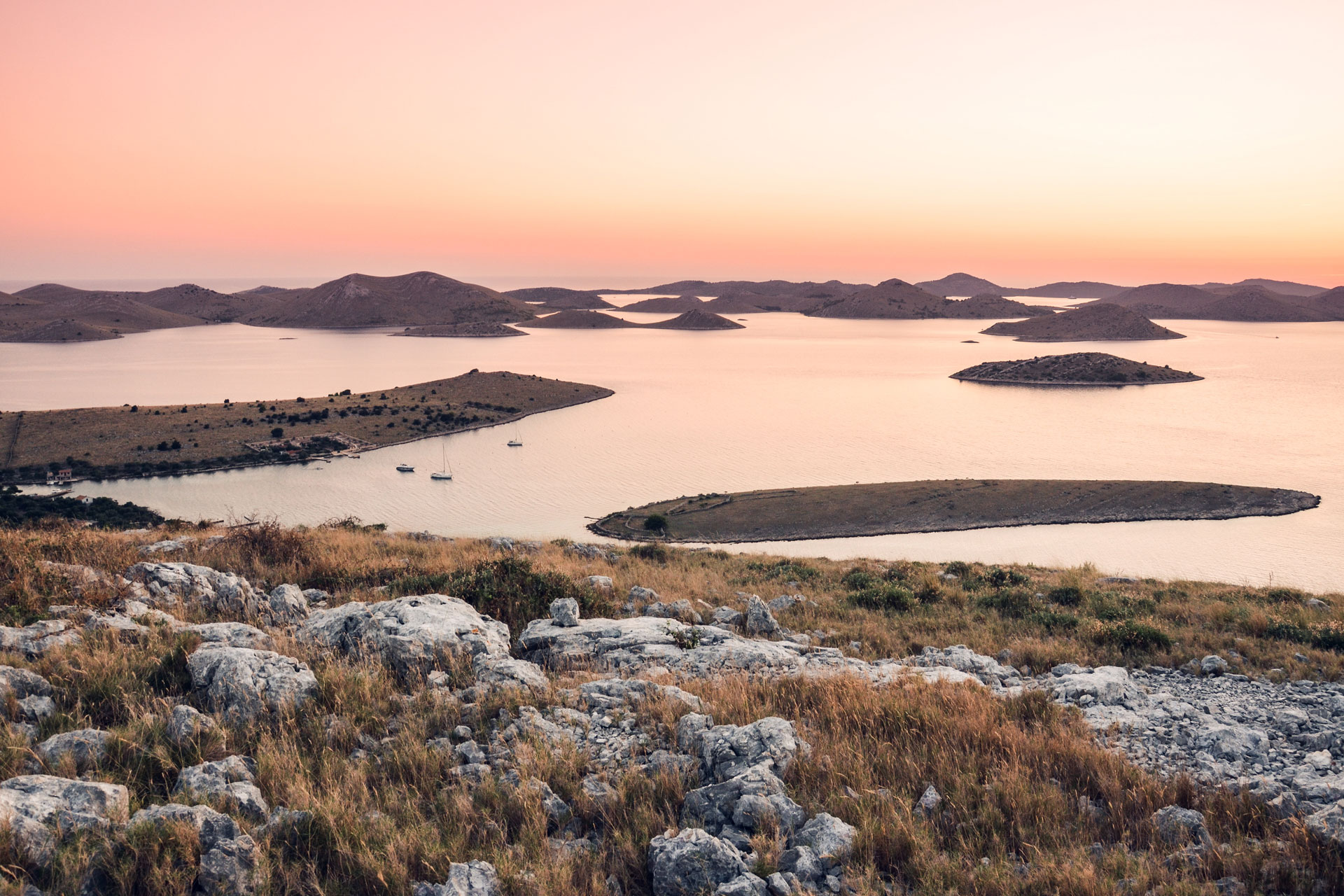 Sunset at Kornati Islands National Park