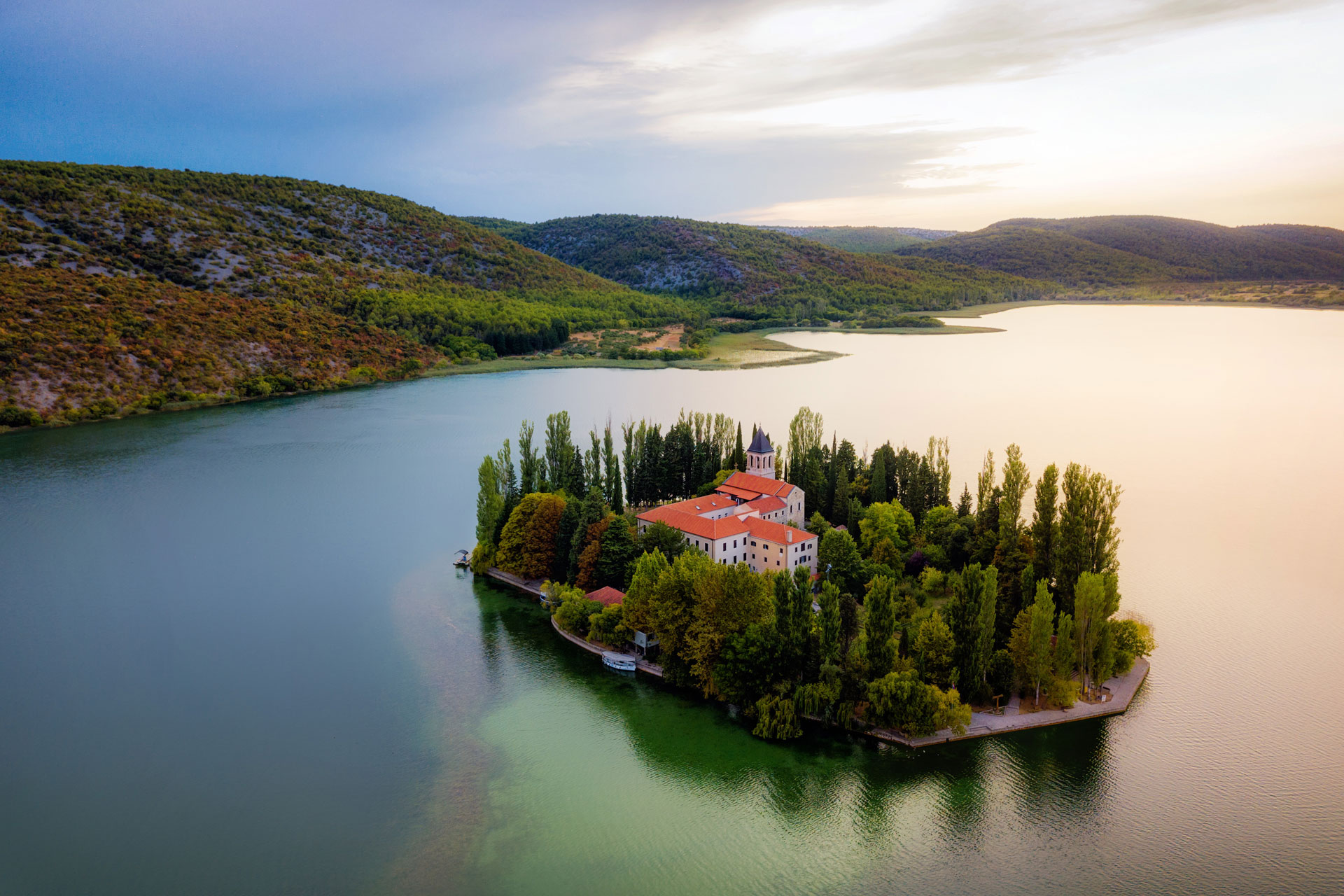 Krka NP, Visovac with monastery